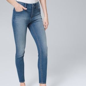 WHBM Ultimate sculpt high-rise skinny crop jeans